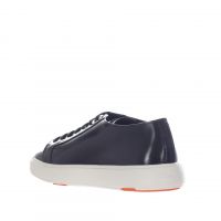 Santoni sneaker low top in pelle  da uomo