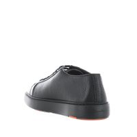 Santoni sneakers in pelle martellata con fondo a cassetta da uomo