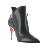 Santoni stivaletto a punta in pelle da donna