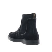 Santoni stivaletto chelsea in camoscio da uomo