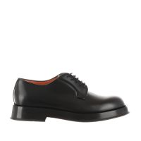 Santoni stringata derby in pelle da uomo