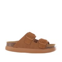 Scholl sandalo noelle chunky in camoscio da donna