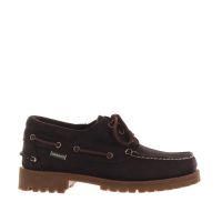 Sebago mocassino allacciato acacia in suede waxed da uomo