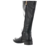 Solo soprani stivale in pelle con accessorio decorativo da donna