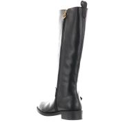 Solo soprani stivale in pelle con cinturino decorativo da donna