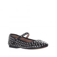 Steve madden ballerina mary jane in pelle con borchie da donna