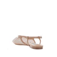 Steve madden ballerina slingshot in tessuto a rete con strass da donna