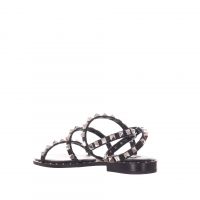 Steve madden sandalo travel in pelle con borchie da donna