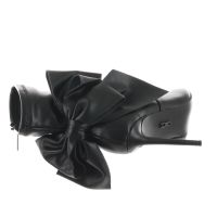 Steve madden tronchetto in pelle con fiocco decorativo da donna