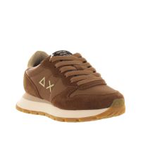 Sun68 sneaker ally gold silver in camoscio da donna