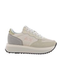 Sun68 sneaker big ally in camoscio e nylon da donna
