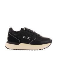 Sun68 sneaker big ally in pelle e camoscio da donna
