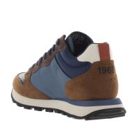 Sun68 sneaker tom 2.0 solid in camoscio e nylon da uomo