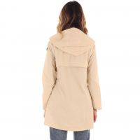 Suns giacca papavero con cappuccio removibile da donna