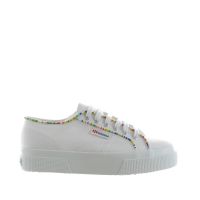 Superga sneaker in tela di cotone con perline da donna