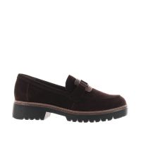 Tamaris mocassino in camoscio con accessorio da donna