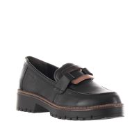 Tamaris mocassino in pelle con accessorio da donna