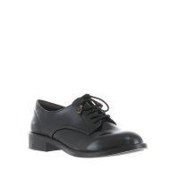Tamaris stringata derby in pelle con fondo in gomma da donna
