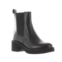 Tamaris tronchetto in pelle con inserti elastici da donna