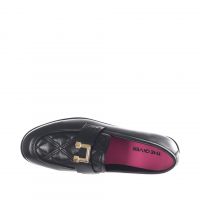 The giver mocassino in pelle trapuntata con morsetto da donna
