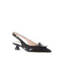 Tiffi ballerina slingback in vernice con decorazione da donna