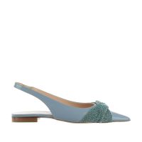 Tiffi ballerina slingback in vernice con strass da donna