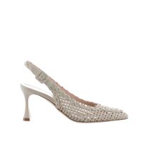 Tiffi décolleté slingback ricamata da donna