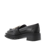 Tiffi mocassino in pelle martellata con pietre da donna