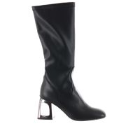 Tiffi stivaletto in pelle con tacco scultura da donna