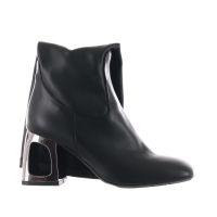 Tiffi stivaletto in pelle con tacco scultura da donna