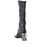 Tiffi stivaletto in pelle con tacco scultura da donna