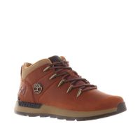 Timberland sneaker stringata spring trekker mid in pelle da uomo