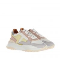 Tod's chunky sneaker in pelle e mesh da donna