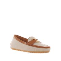 Tod's city gommino in tessuto e pelle da donna