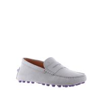 Tod's mocassino gommino bubble in camoscio da donna