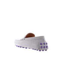 Tod's mocassino gommino bubble in camoscio da donna