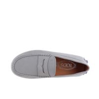 Tod's mocassino gommino bubble in camoscio da donna