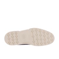 Tod's mocassino in camoscio con suola in gomma da uomo