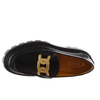Tod's mocassino in pelle semilucida da donna