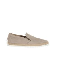 Tod's slip-on in nabuk con gommini e rafia da uomo