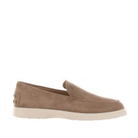 Tod's slip on in camoscio con suola in gomma da uomo