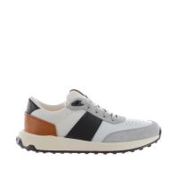 Tod's sneaker in pelle e tessuto da uomo