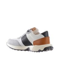 Tod's sneaker in pelle e tessuto da uomo