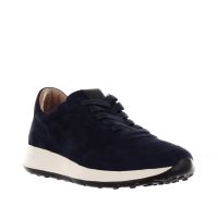Tod's sneaker red dot in camoscio da uomo