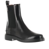 Tod's stivaletto beatles in pelle semilucida da donna