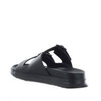 Tommy hilfiger sandali in pelle doppio cinturino da uomo