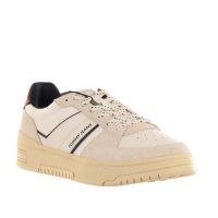 Tommy hilfiger sneaker in camoscio e tessuto da uomo