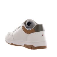 Tommy hilfiger sneaker th basket core in pelle da uomo
