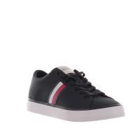 Tommy hilfiger sneakers basse in canvas con iconico nastro da uomo