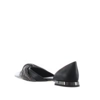 Tua by braccialini ballerina slingback in pelle con fiocco di strass da donna